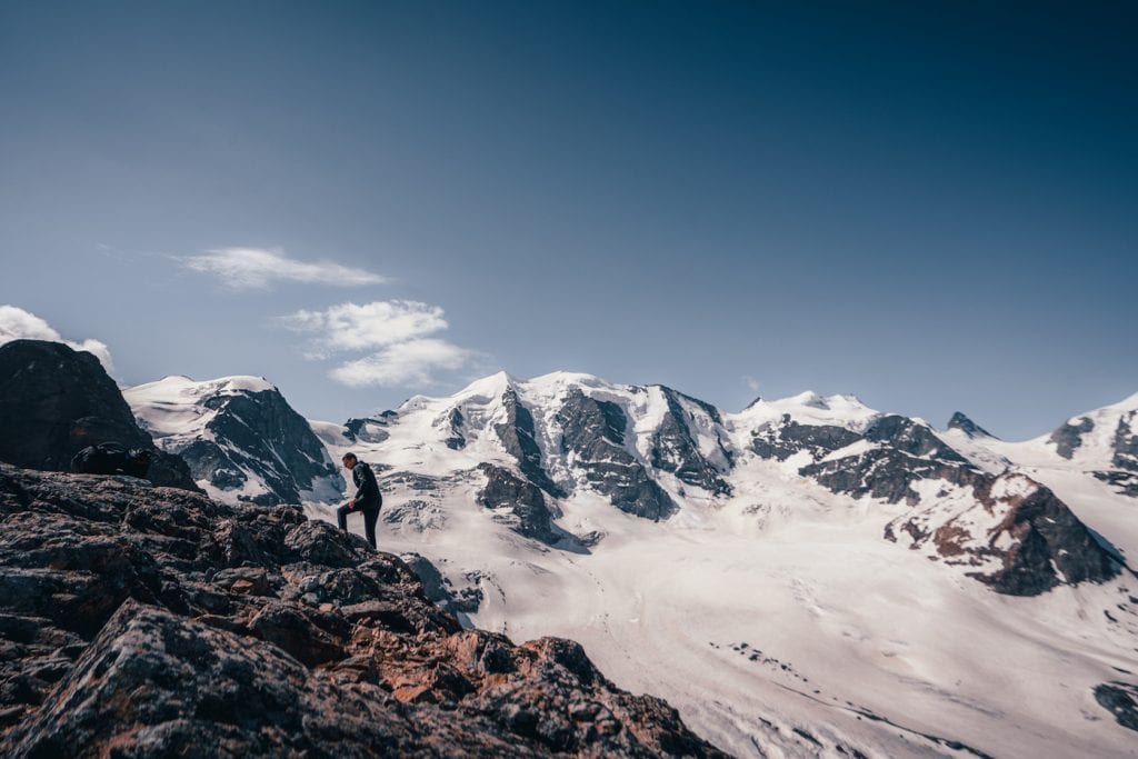 graubunden zwitserland bergen wandelen