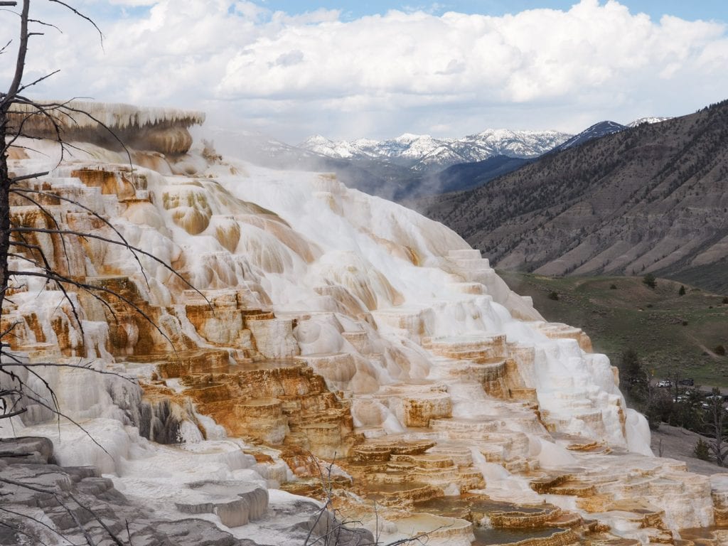 wat te doen in yellowstone Mammoth Hot Springs