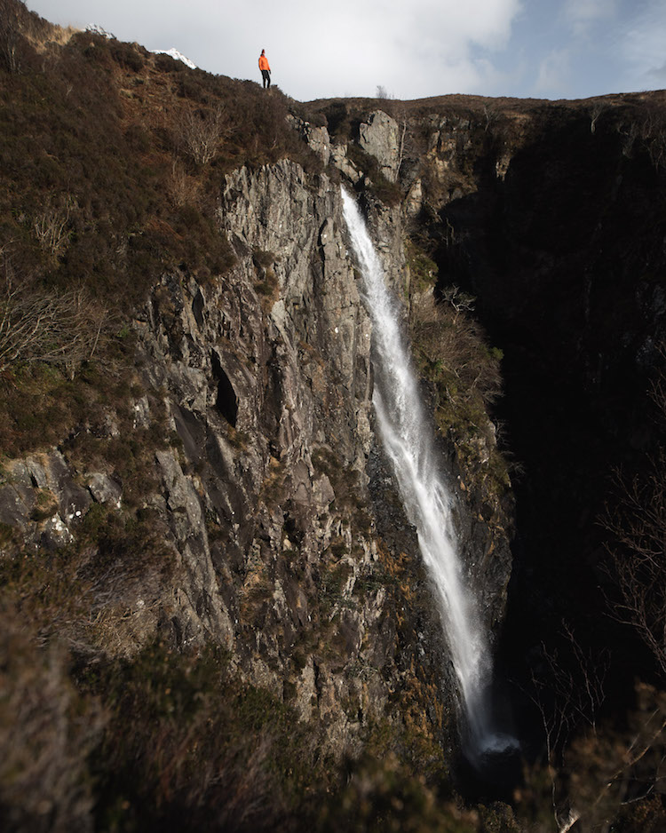 waterval Sgurr Alasdair winter schotland