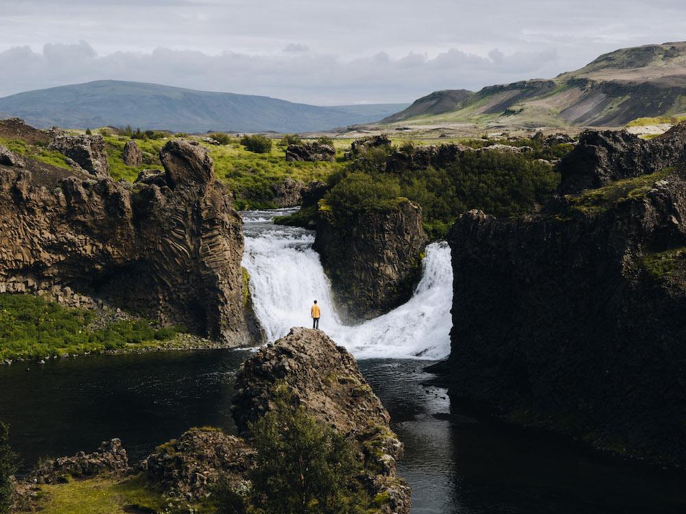 waterval iceland trail