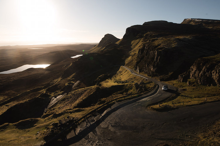 wegen bij Quiraing schotland