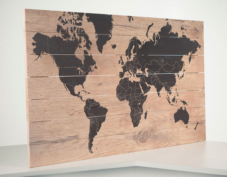 wereldkaart hout wil elke Woodmap! (+ kortingscode) | WeAreTravellers