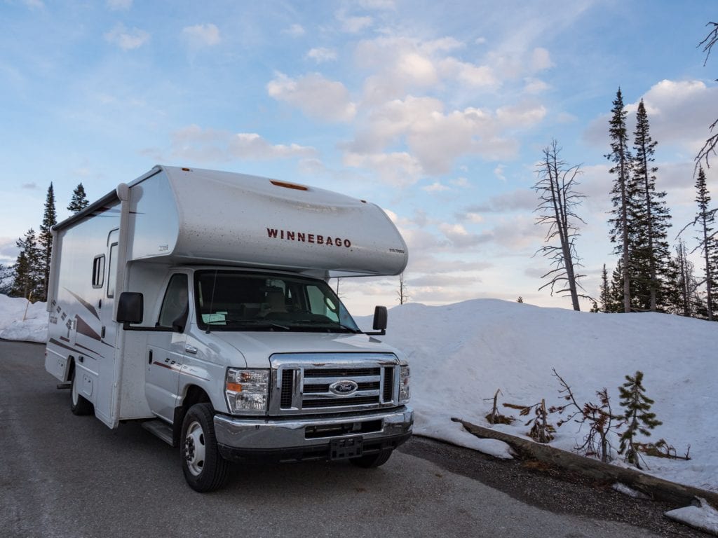 yellowstone national park camper rondreis