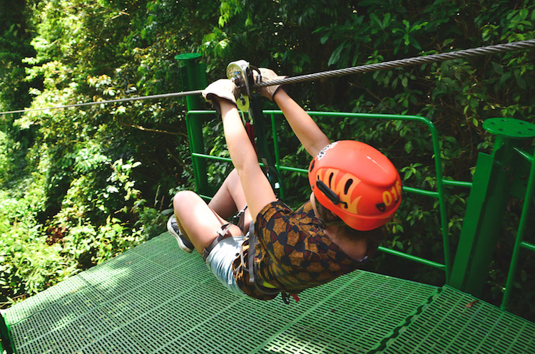 zip lining costa rica arenal sky adventures begin