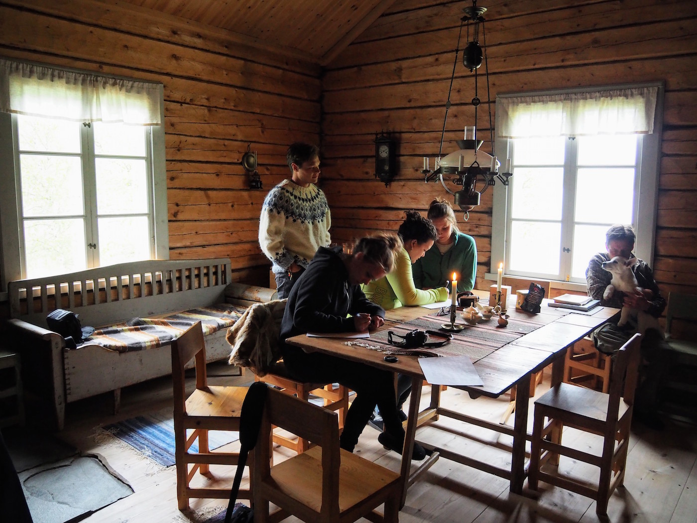 Zomer zweeds lapland geunja sami eco lodge