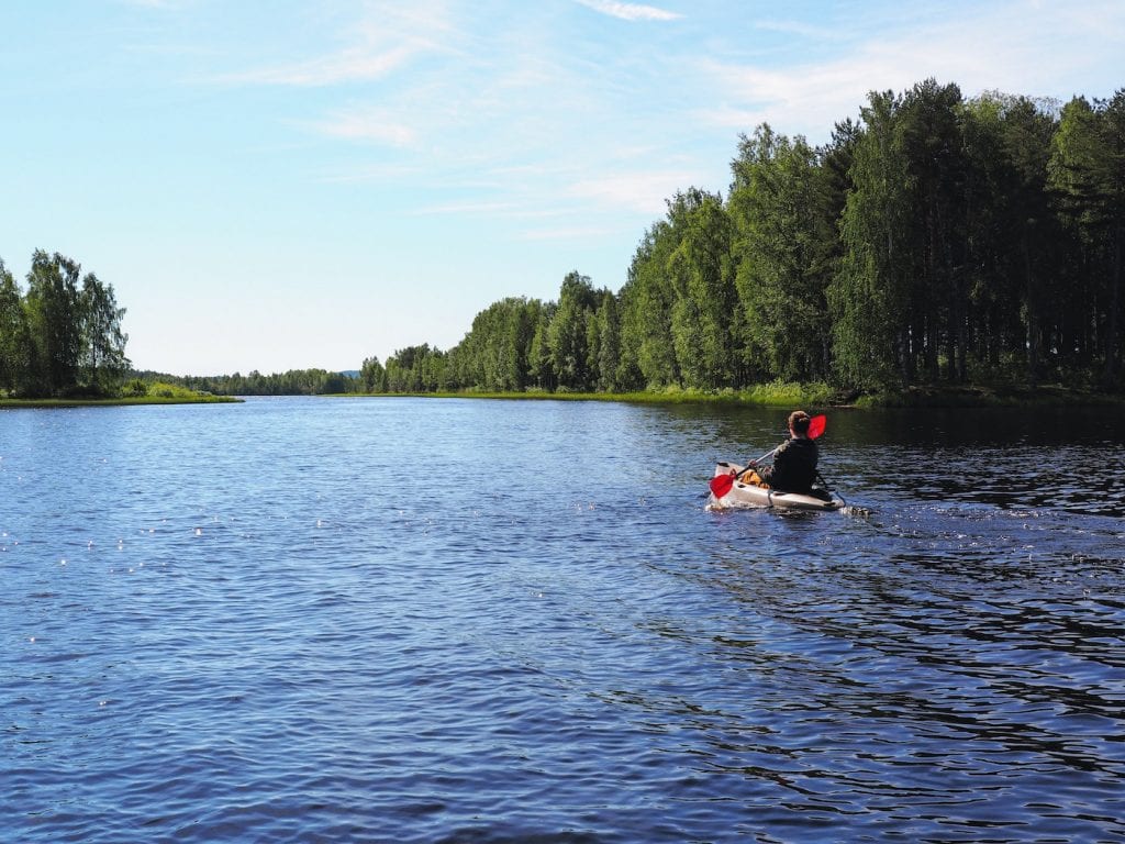 zomervakantie lapland kajakken 