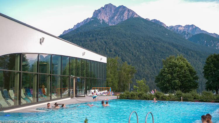 zomervakantie stubaital Relaxen in Erlebnisbad