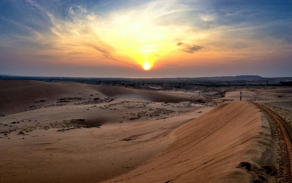 zonsopkomst duinen Mui Ne