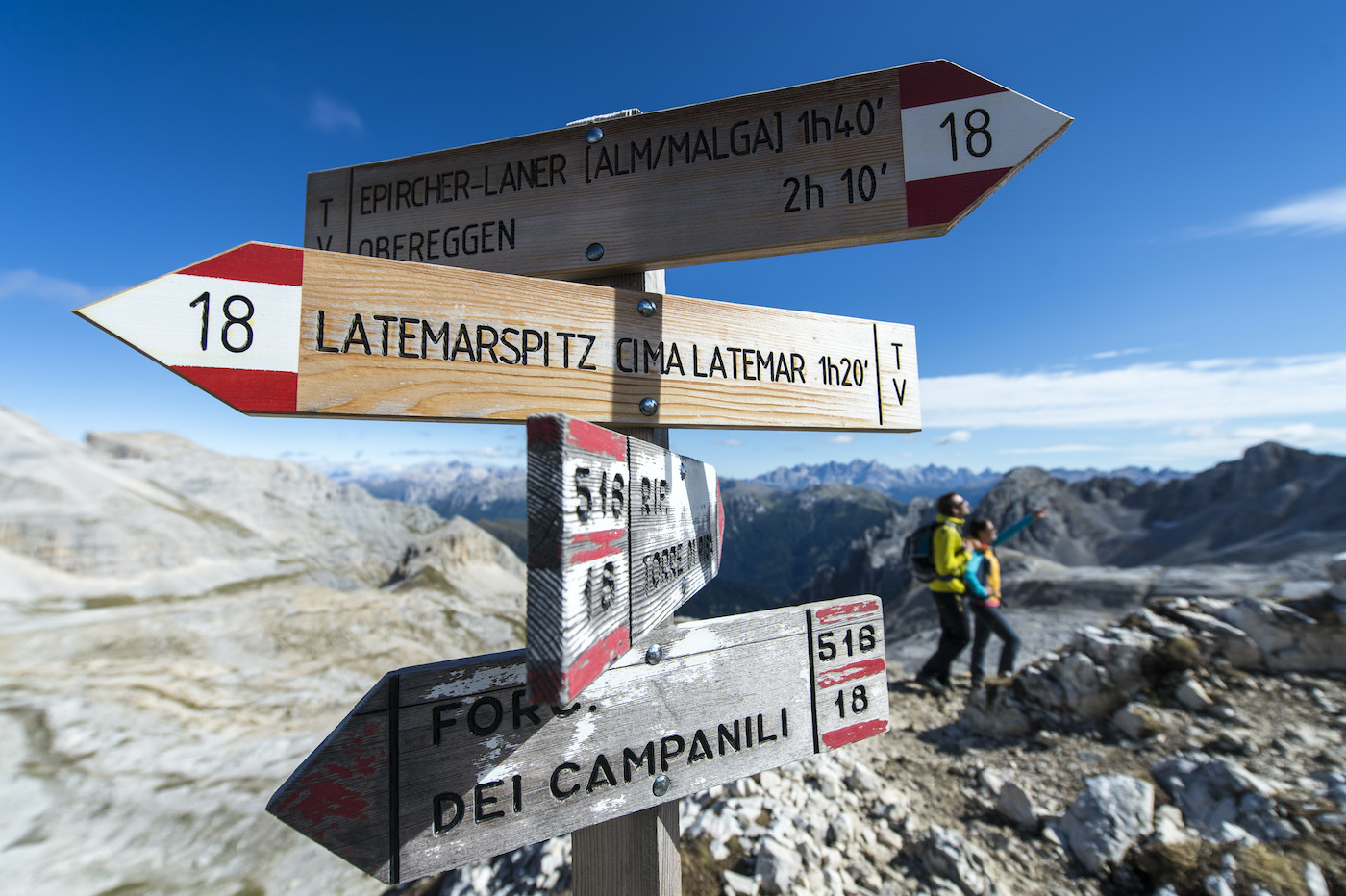 zuid tirol Hiking Latemar Eggental